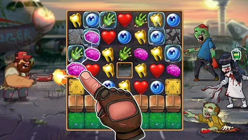 Zombie Blast - Match 3 Puzzle应用截图