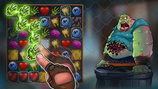 Zombie Blast - Match 3 Puzzle应用截图