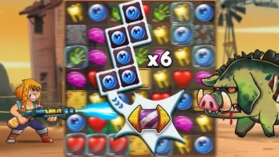 Zombie Blast - Match 3 Puzzle Screenshots