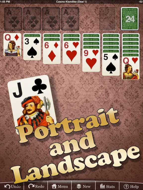Eric's Klondike Sol HD Lite iPad  سکرین شاٹس