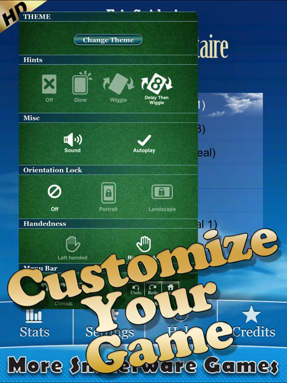 Eric's Klondike Sol HD Lite iPad  سکرین شاٹس