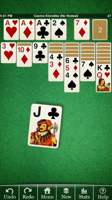 Screenshot di Eric's Klondike Solitaire Lite