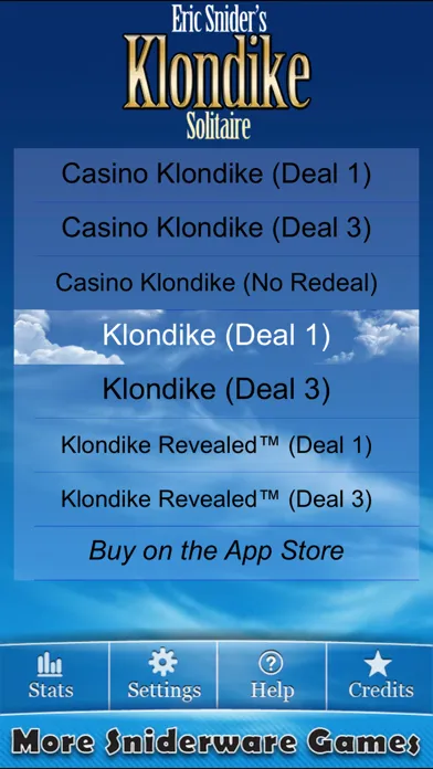Screenshot di Eric's Klondike Solitaire Lite