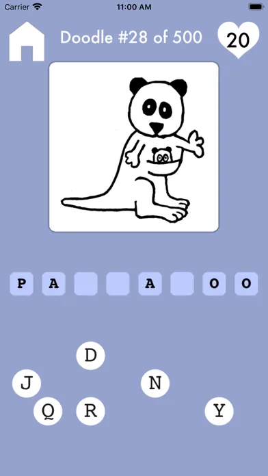ภาพหน้าจอของ Noodle Doodle - Wacky Wordplay