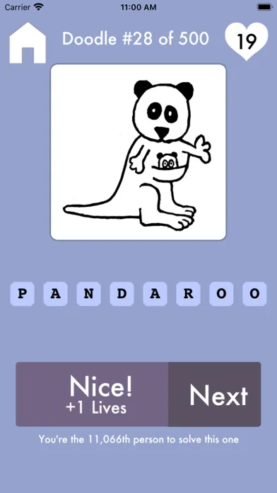 ภาพหน้าจอของ Noodle Doodle - Wacky Wordplay