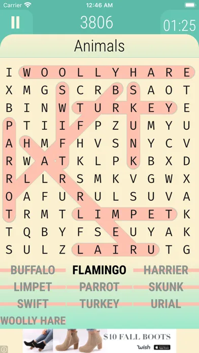 Tangkapan skrin Eric's Word Search™