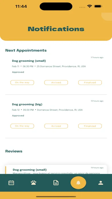 Zrzuty ekranu Sniff Groomer