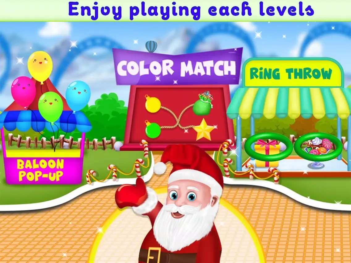 Christmas Adventure FunFair iPad  Ekran Görüntüleri