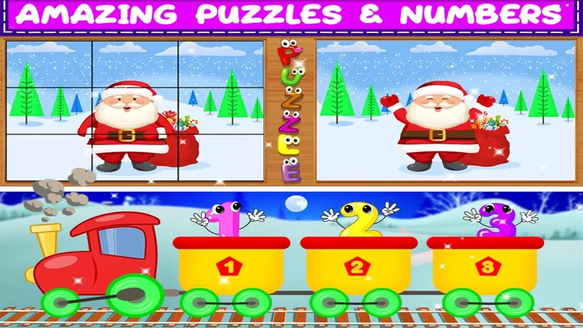 Capturas de tela do Christmas Play School Fun