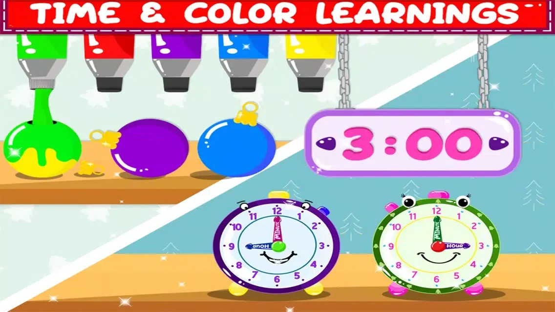 Capturas de tela do Christmas Play School Fun