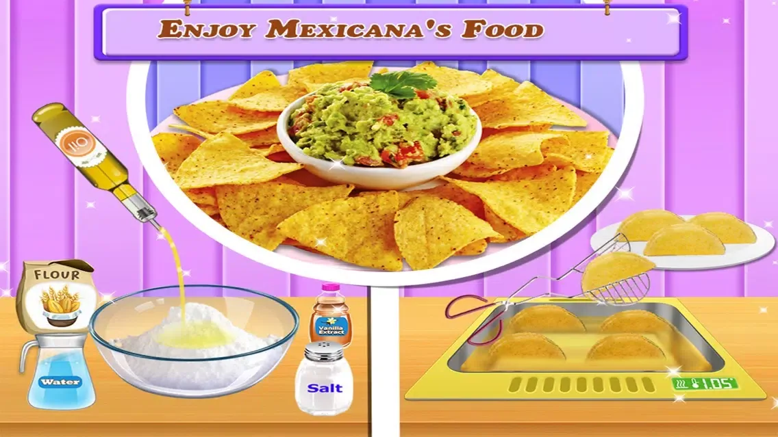 Tangkapan layar Crazy Mexican Food Maker Chef