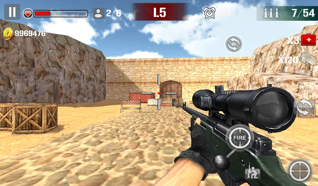 Sniper Shoot Fire War Screenshots