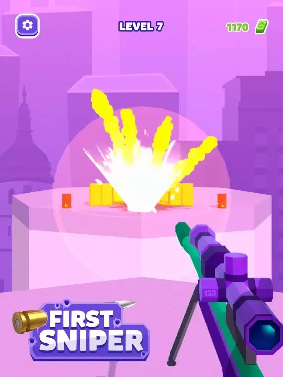 Capturas de tela do First Sniper iPad 