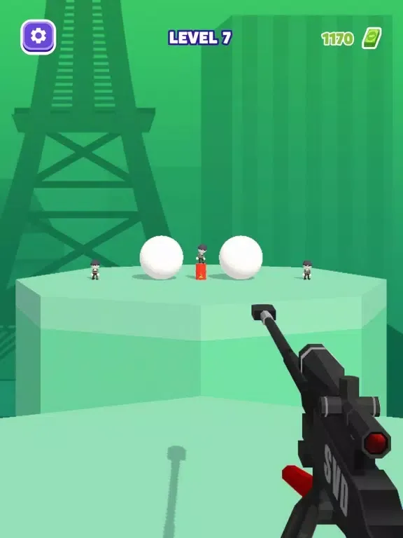Capturas de tela do First Sniper iPad 