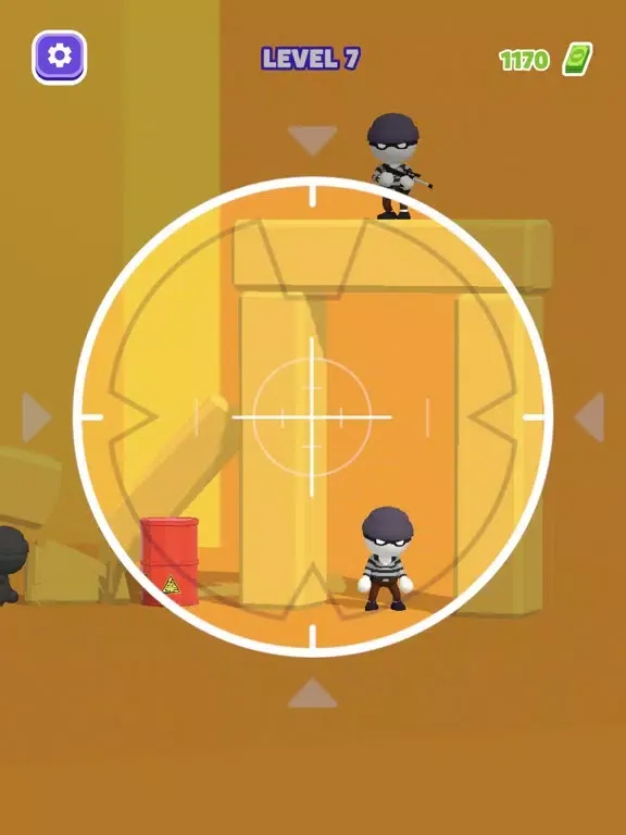 Capturas de tela do First Sniper iPad 