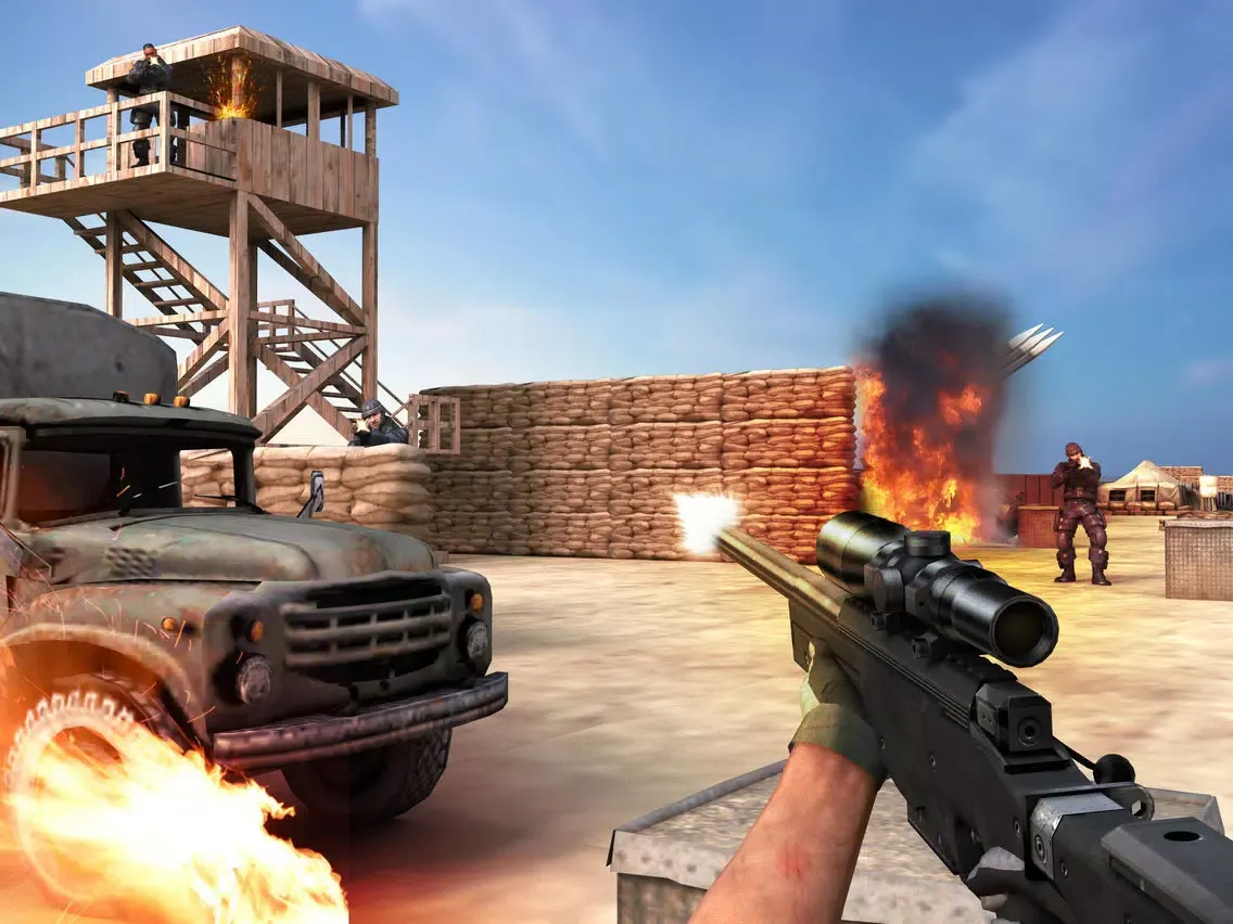 Ảnh chụp màn hình của Sniper Shooter 3d games iPad 