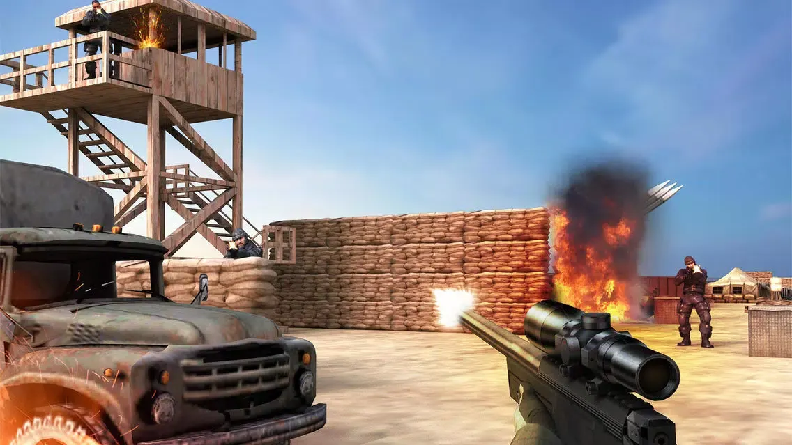 Ảnh chụp màn hình của Sniper Shooter 3d games