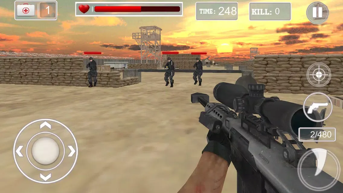 Ảnh chụp màn hình của Sniper Shooter 3d games