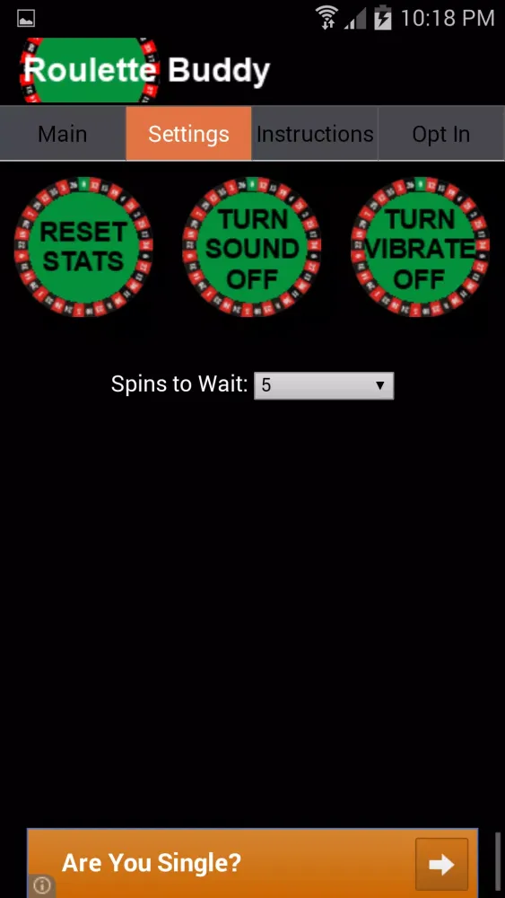 Ảnh chụp màn hình của Roulette Buddy Strategy