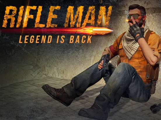 Captures d'écran de Rifle Man - Gun Shooting Game iPad 