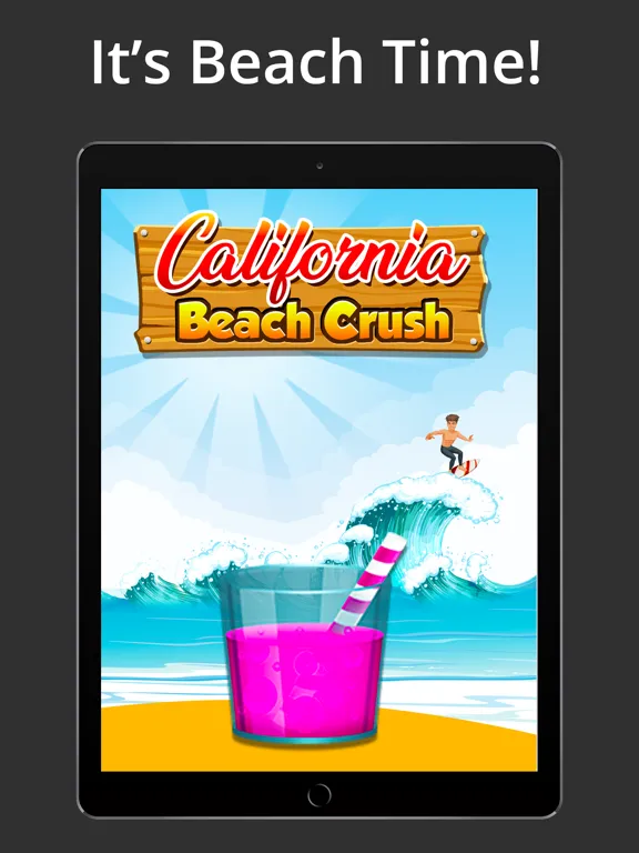 California Beach Toon Crush iPad  Screenshots