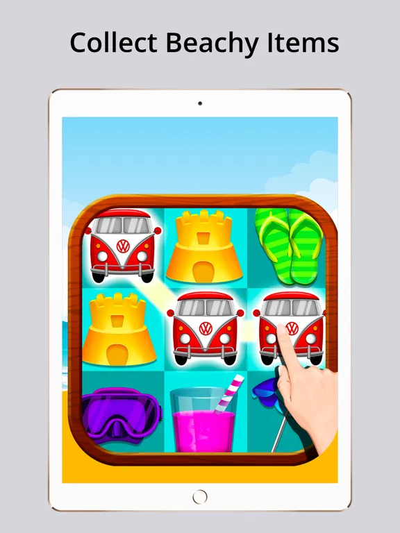 California Beach Toon Crush iPad  Screenshots