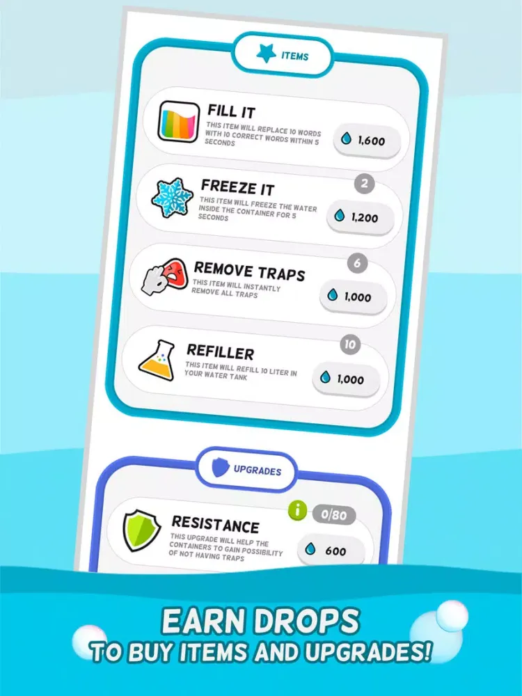 Fill It! (Word game/Jelly trap) iPad  Ekran Görüntüleri