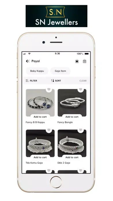 Ảnh chụp màn hình của S.N Jewellers