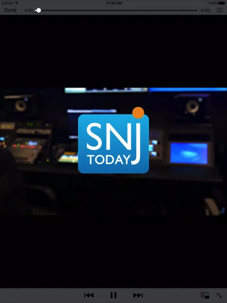 Tangkapan skrin SNJ Today - Reporter iPad 