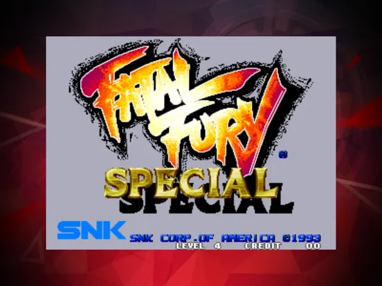 Tangkapan layar FATAL FURY SPECIAL ACA NEOGEO iPad 