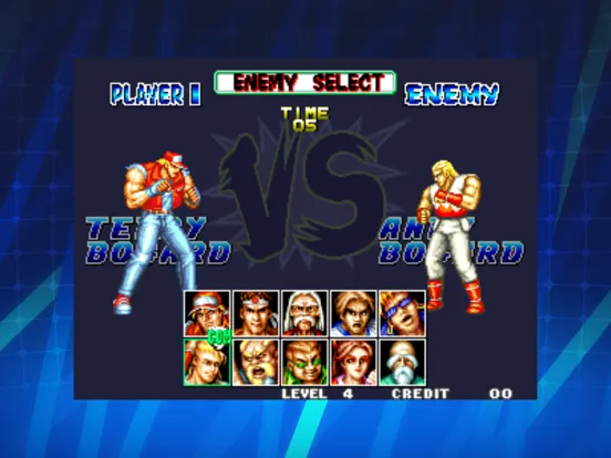 Tangkapan layar FATAL FURY SPECIAL ACA NEOGEO iPad 