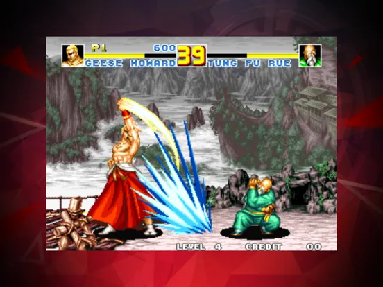 Tangkapan layar FATAL FURY SPECIAL ACA NEOGEO iPad 