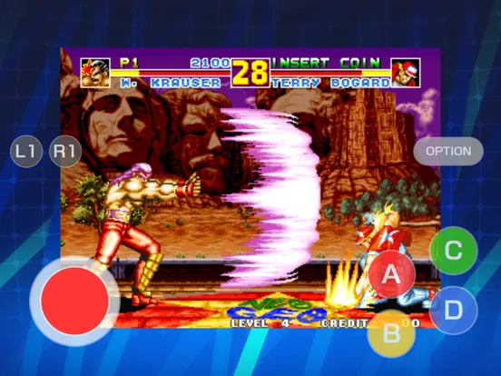 Tangkapan layar FATAL FURY SPECIAL ACA NEOGEO iPad 