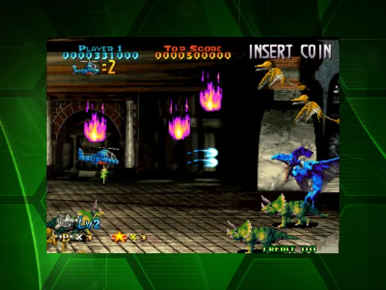 Tangkapan skrin PREHISTORIC ISLE 2 ACA NEOGEO iPad 
