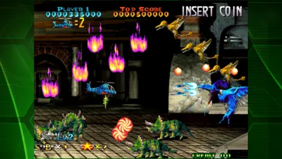 Tangkapan skrin PREHISTORIC ISLE 2 ACA NEOGEO