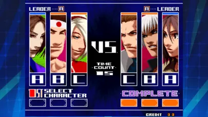 Capturas de tela do KOF 2003 ACA NEOGEO