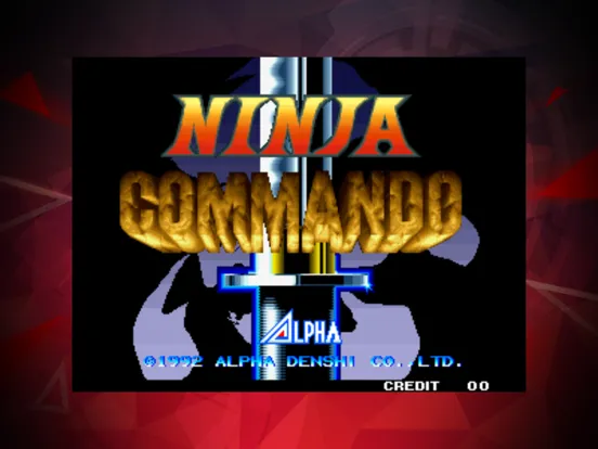 Captures d'écran de NINJA COMMANDO ACA NEOGEO iPad 