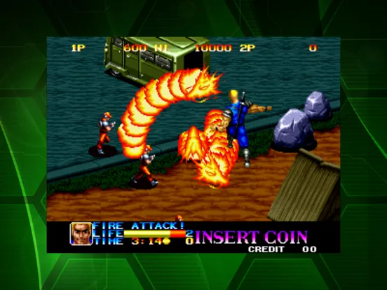 Captures d'écran de NINJA COMMANDO ACA NEOGEO iPad 
