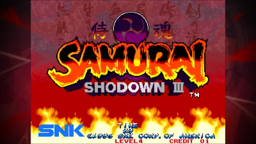 SAMURAI SHODOWN III ACA NEOGEO Ekran Görüntüleri