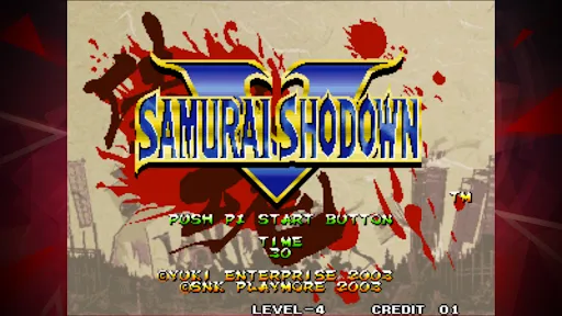 SAMURAI SHODOWN V ACA NEOGEO Screenshots