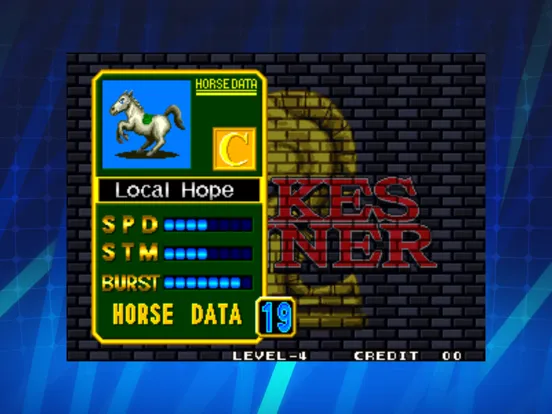 Tangkapan layar STAKES WINNER 2 ACA NEOGEO iPad 