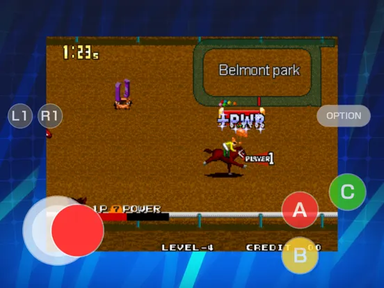 Tangkapan layar STAKES WINNER 2 ACA NEOGEO iPad 