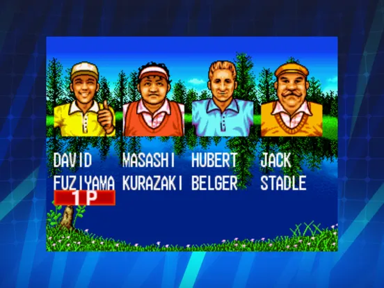 Ảnh chụp màn hình của TOP PLAYER’S GOLF ACA NEOGEO iPad 