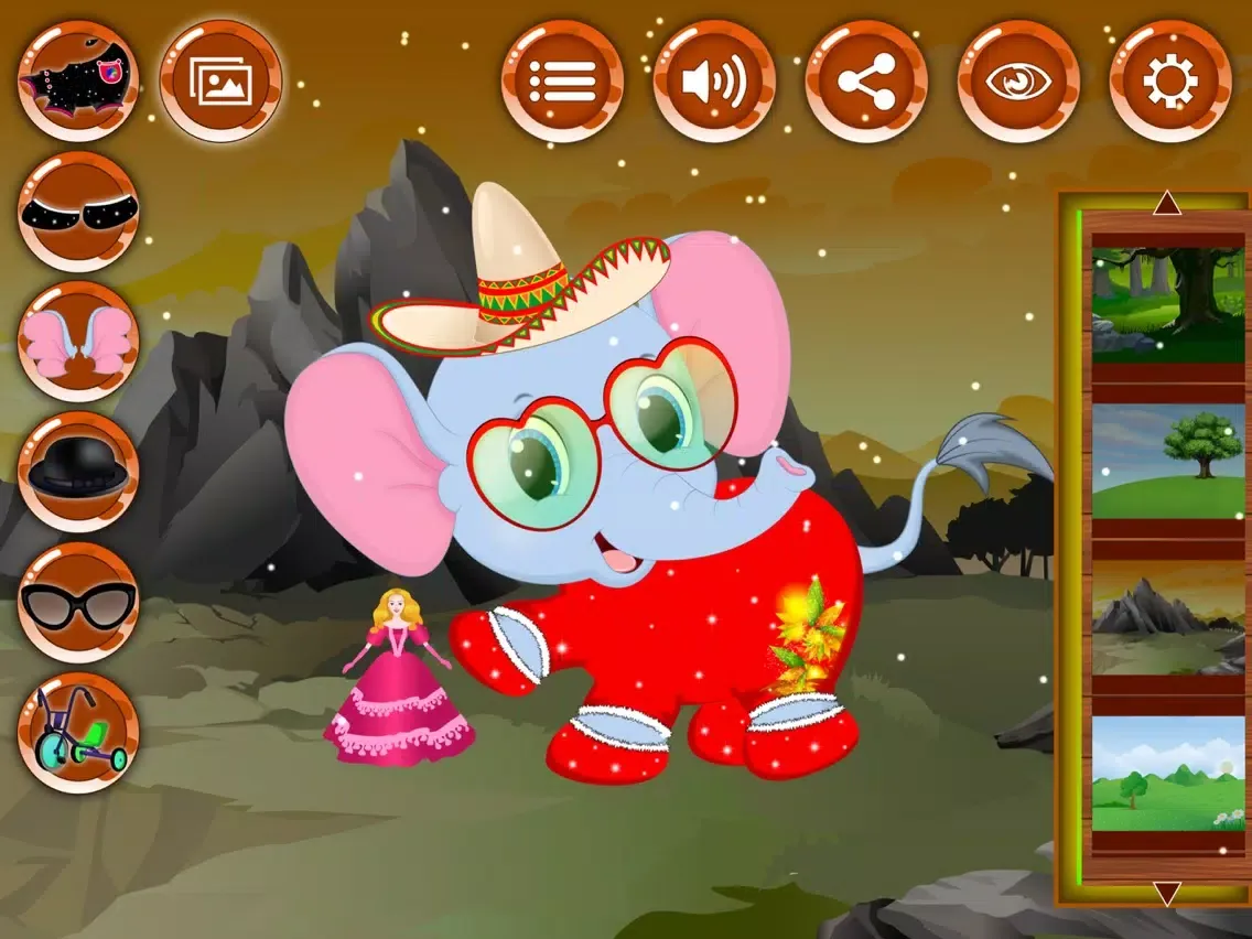 Baby Elephant Salon iPad  Screenshots