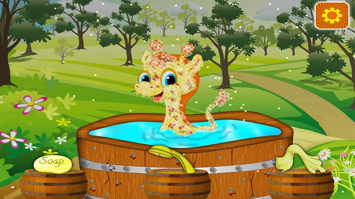 Ảnh chụp màn hình của Baby Giraffe Salon