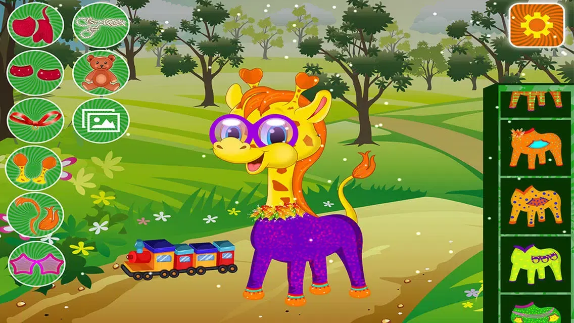 Ảnh chụp màn hình của Baby Giraffe Salon