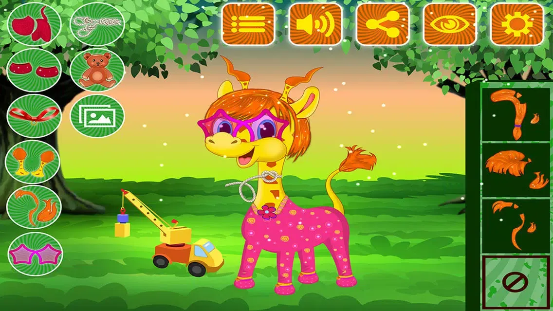 Ảnh chụp màn hình của Baby Giraffe Salon
