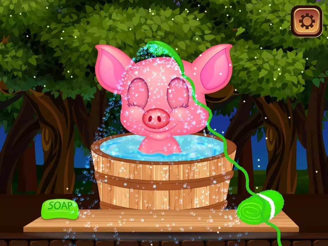 Baby Piggy Salon iPad 应用截图