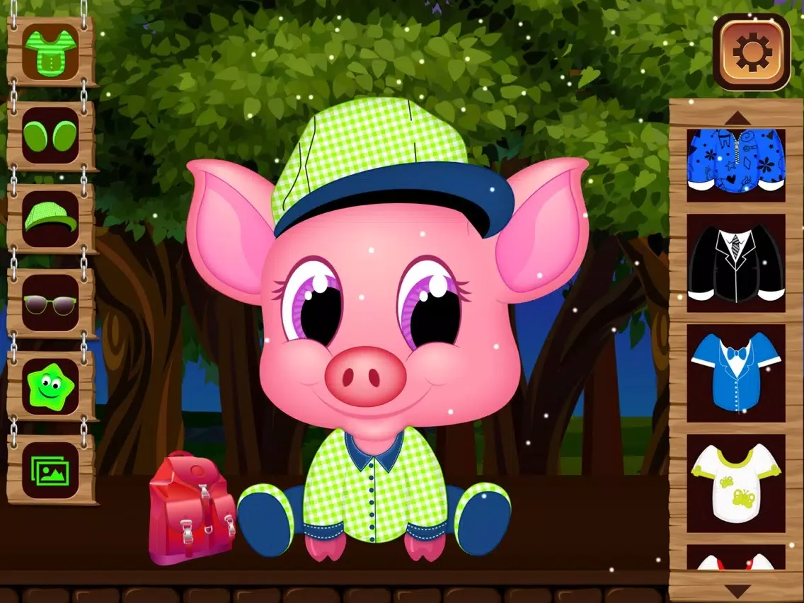 Baby Piggy Salon iPad 应用截图
