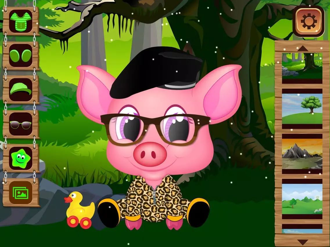 Baby Piggy Salon iPad 应用截图